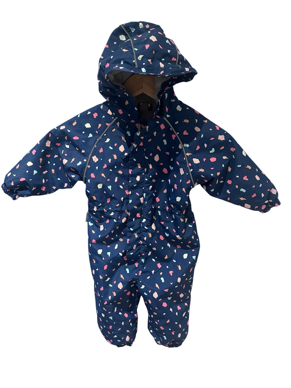 Jan & Jul Kids Waterproof One-Piece Suit Terrazzo Print Size 1T